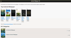 Desktop Screenshot of androidwallpaperhd.com