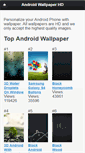 Mobile Screenshot of androidwallpaperhd.com